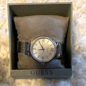 Brand new Guess silver watch